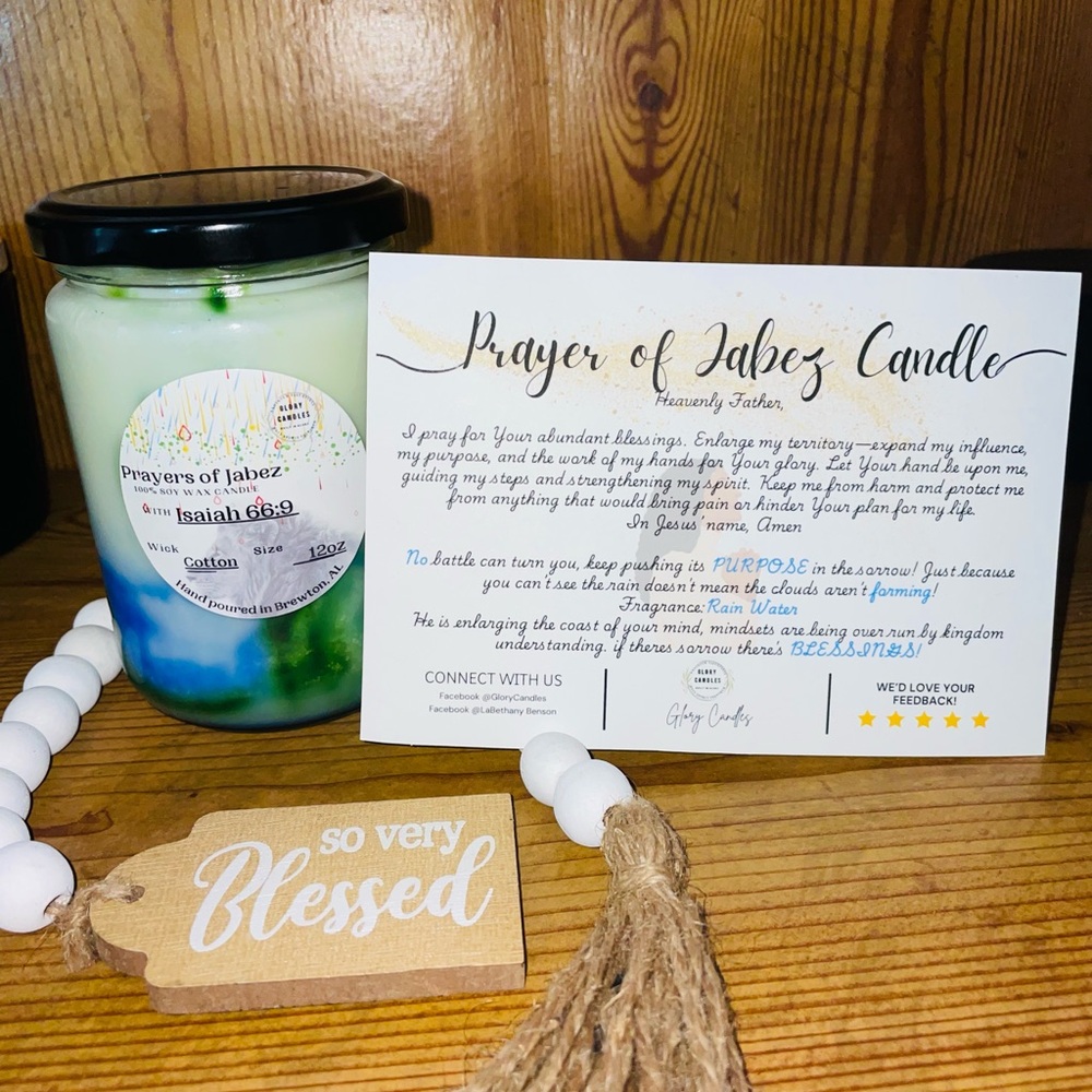 Prayers of Jabez Candle 12oz